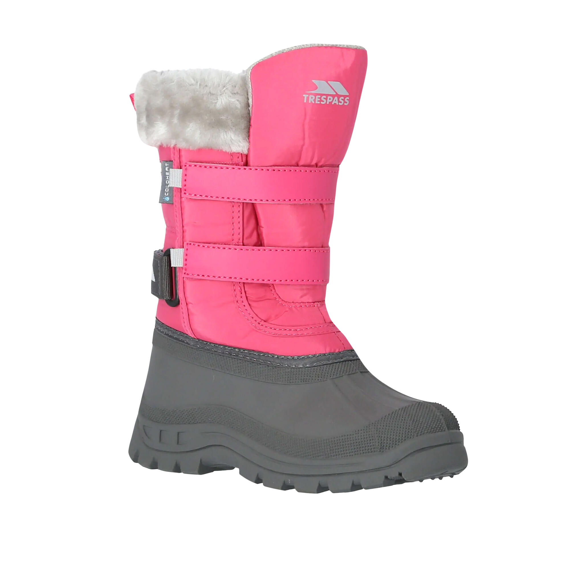 TRESPASS Girls Stroma II Snow Boot (Pink Lady)
