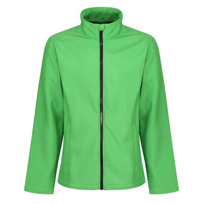 Regatta heren ablaze printable softshell jas (groen met zwart)