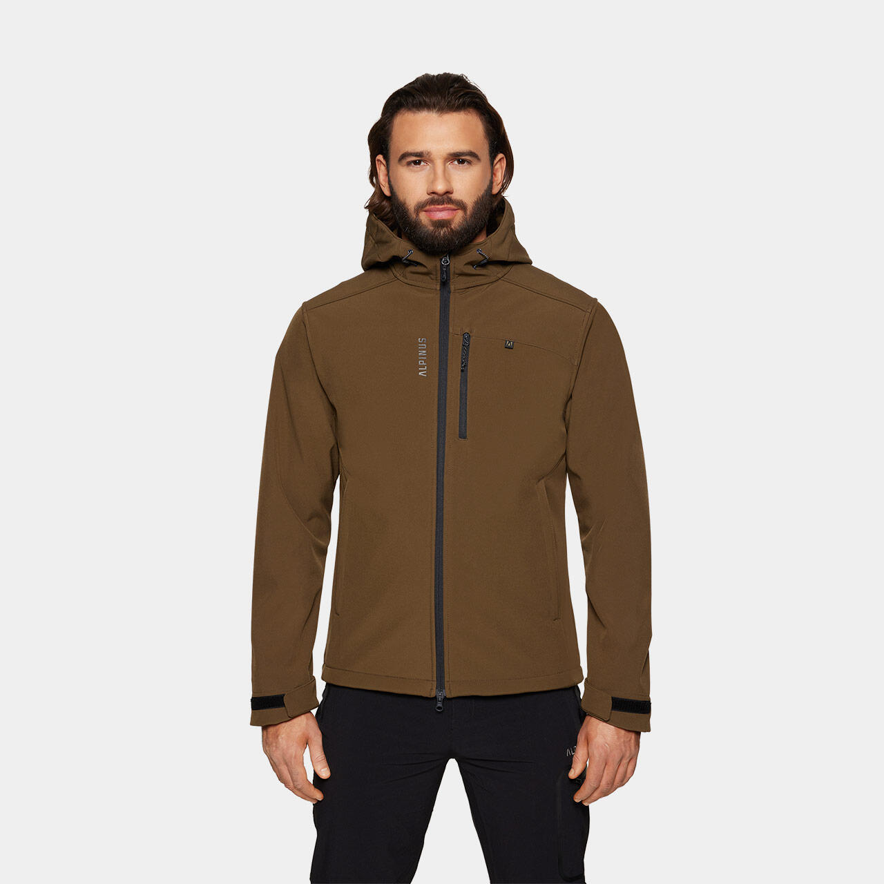 Alpinus - Veste Softshell De Randonnée Alpinus Aso - Homme - Veste - Vert - 38 S - Decathlon