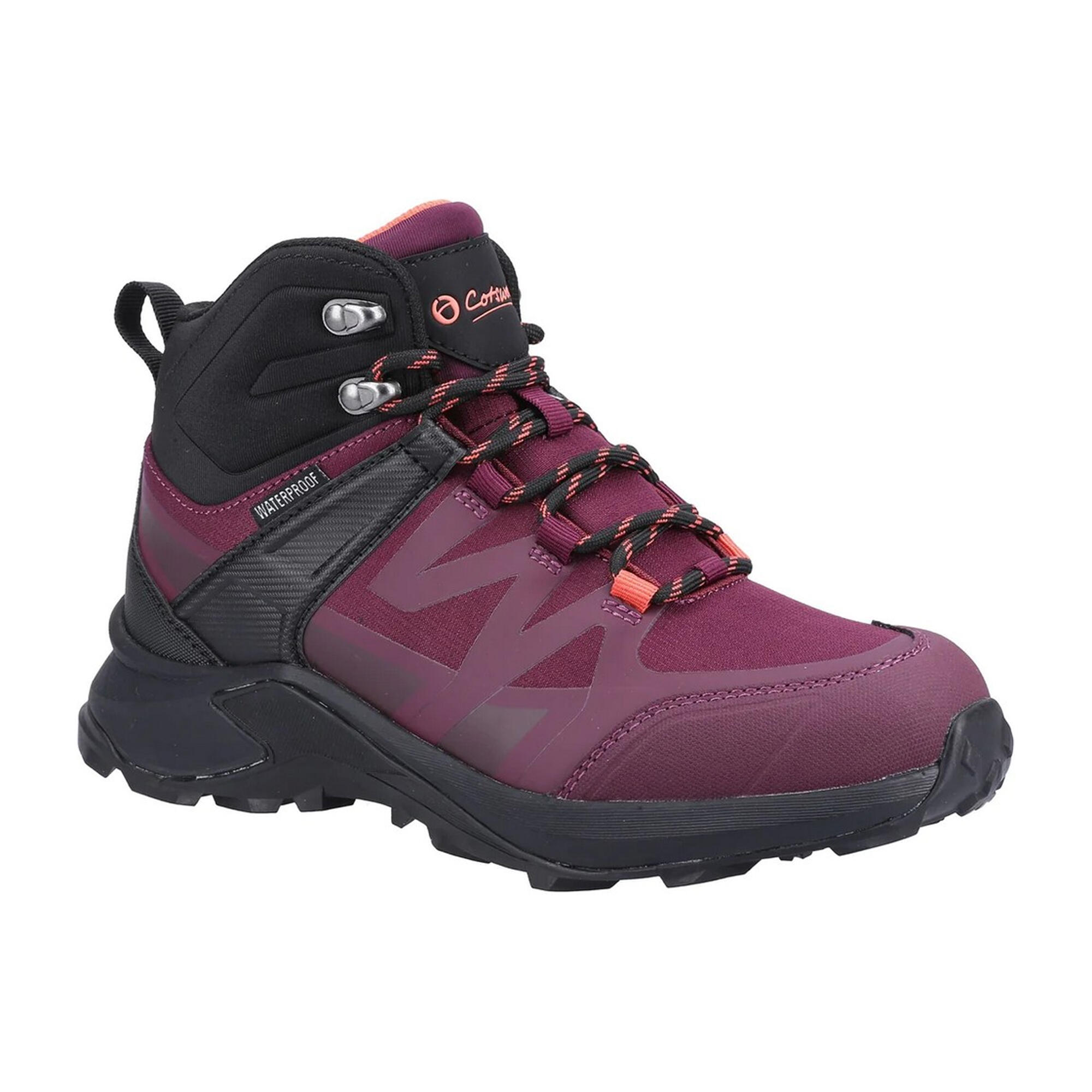 Bottines De Marche HORTON Femme (Bordeaux) 4/5