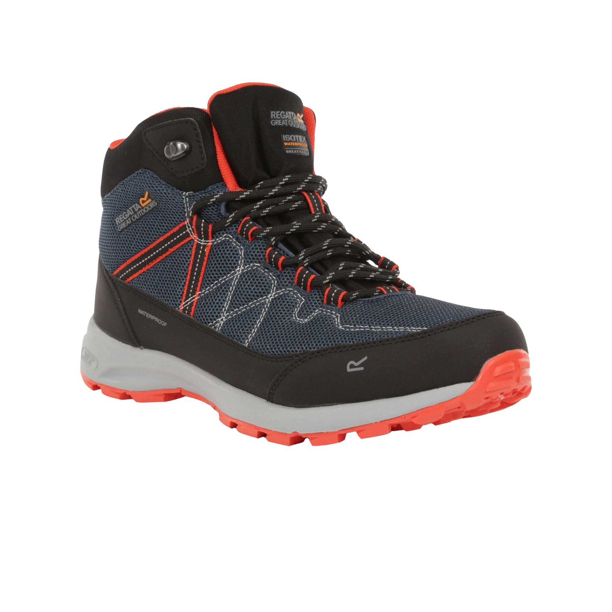 REGATTA Mens Samaris Lite Walking Boots (Moonlight Denim/Orange)