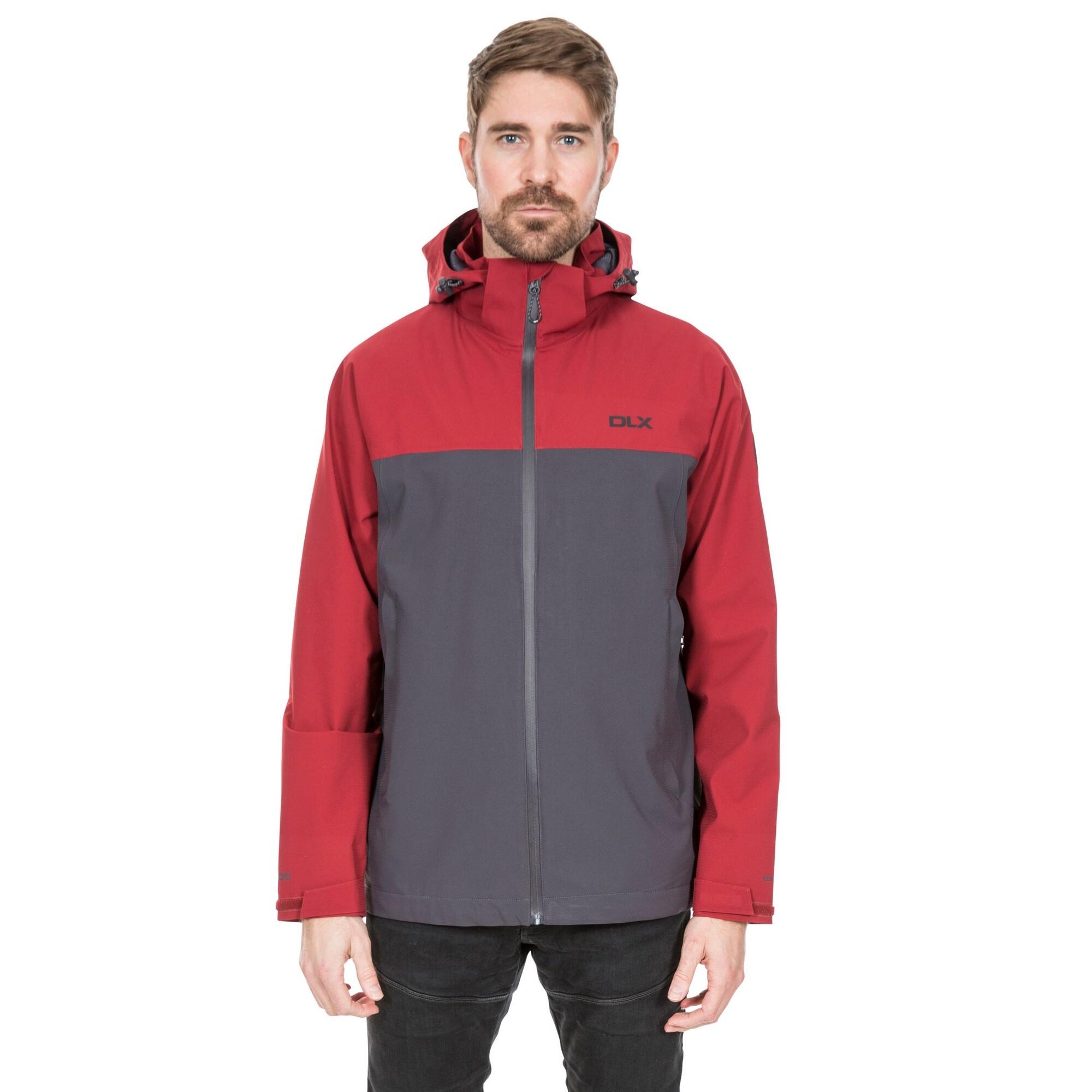 MARTON Men's Waterproof Jacket (Burgundy)