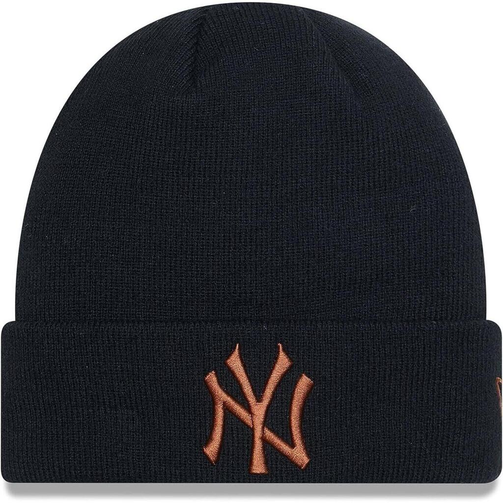 Bean New Era League Essentials Cuff New York Yankees, Black, Unisex