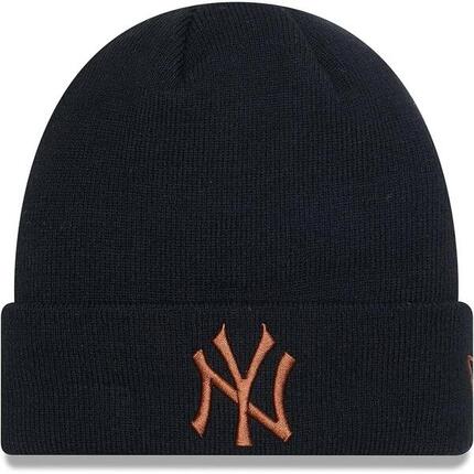 Bohne New Era League Essentials Cuff New York Yankees, Schwarz, Unisex