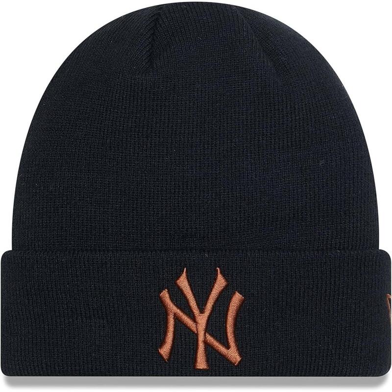 Feijão New Era League Essentials Cuff New York Yankees, Preto, Unissex
