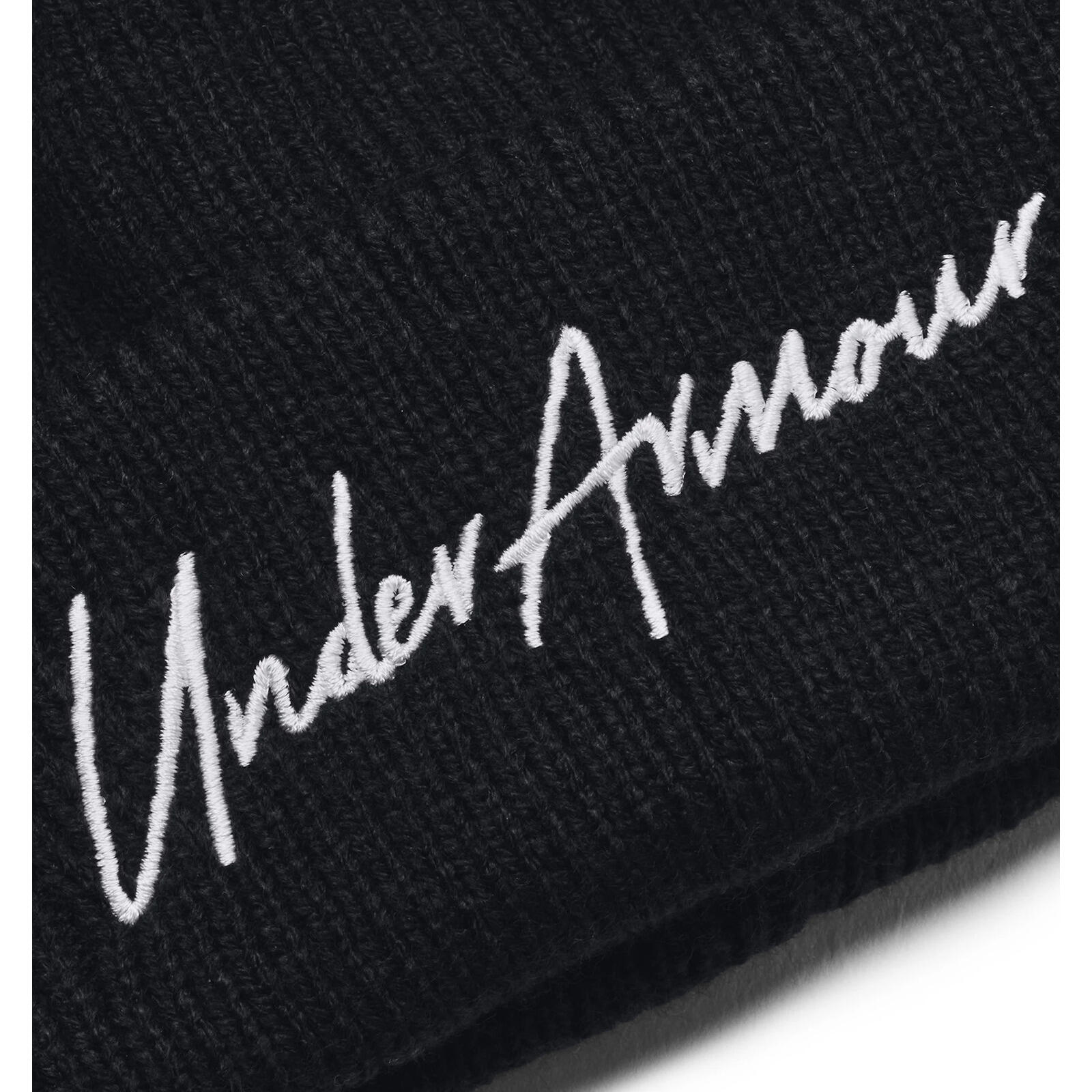 Gorro Under Armour Halftime Pom Preto Criança 2/2