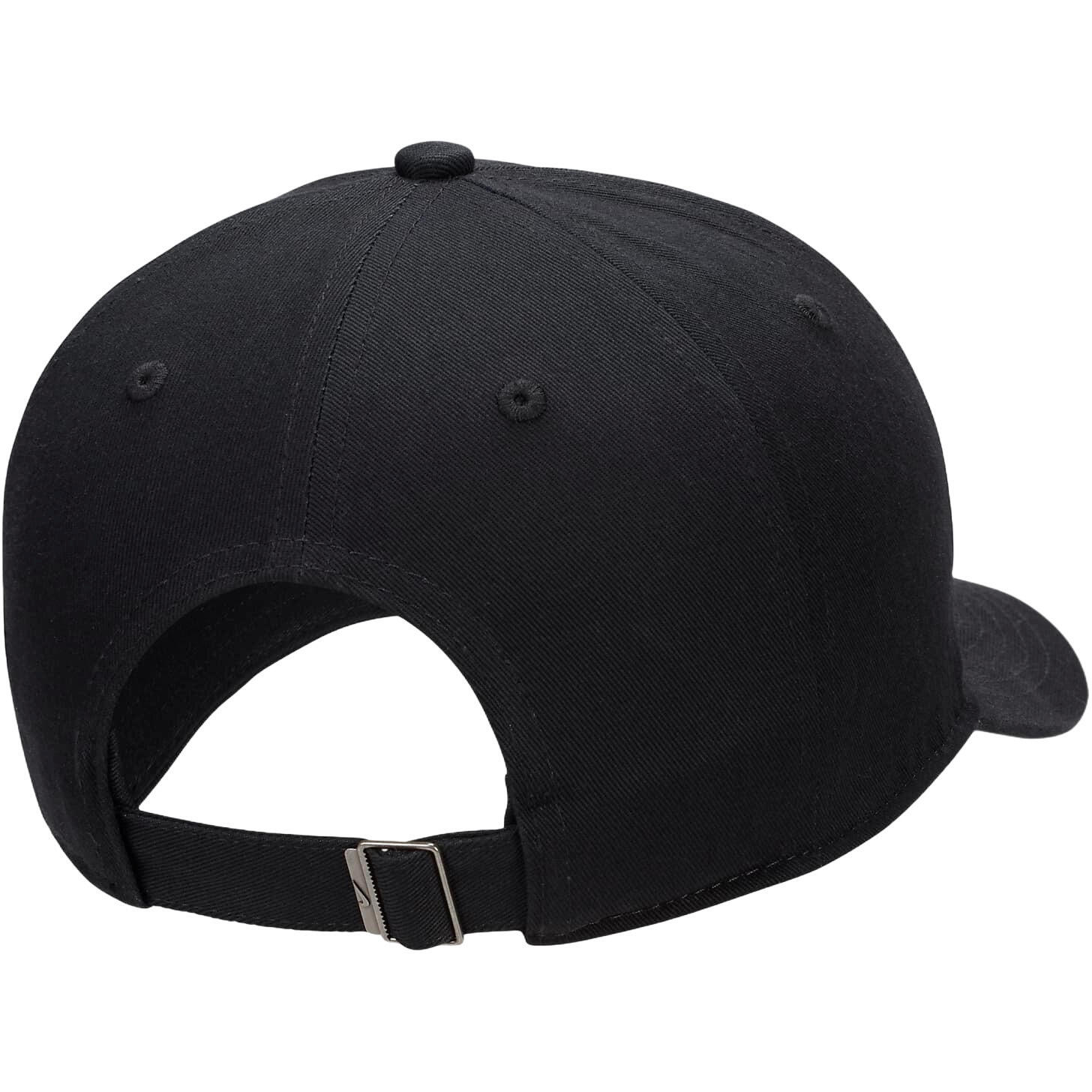 Gorra Nike Club Unstructured Futura Wash Cap, Negro, Niños 2/2