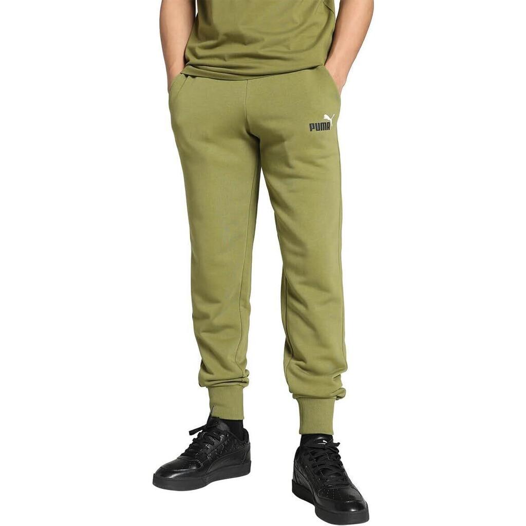 Pants Puma ESS 2 Col Logo Pants TR cl, Green, Men
