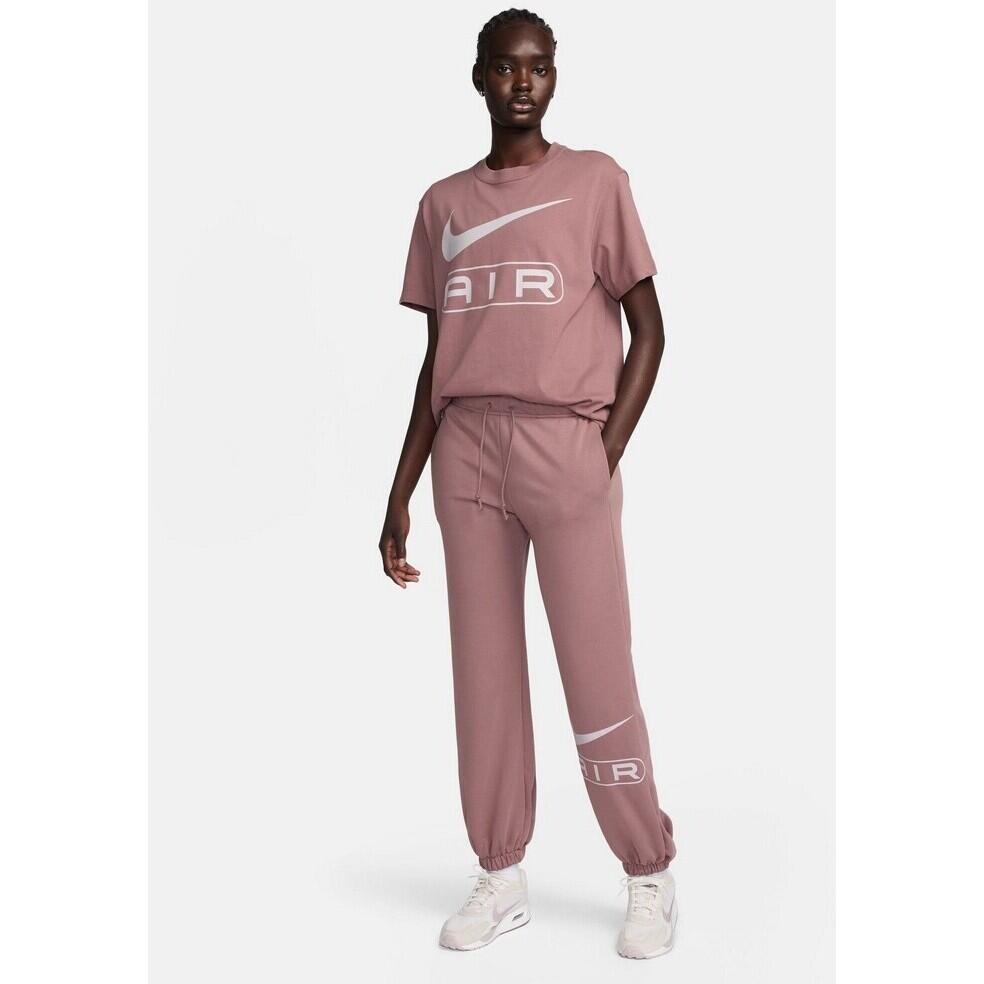 Pantalon Nike Air Mid-Rise Fleece Jogger, Rose, Femmes 3/5