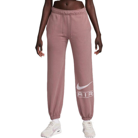 Hose Nike Air Mid-Rise Fleece Jogger, Rosa, Damen