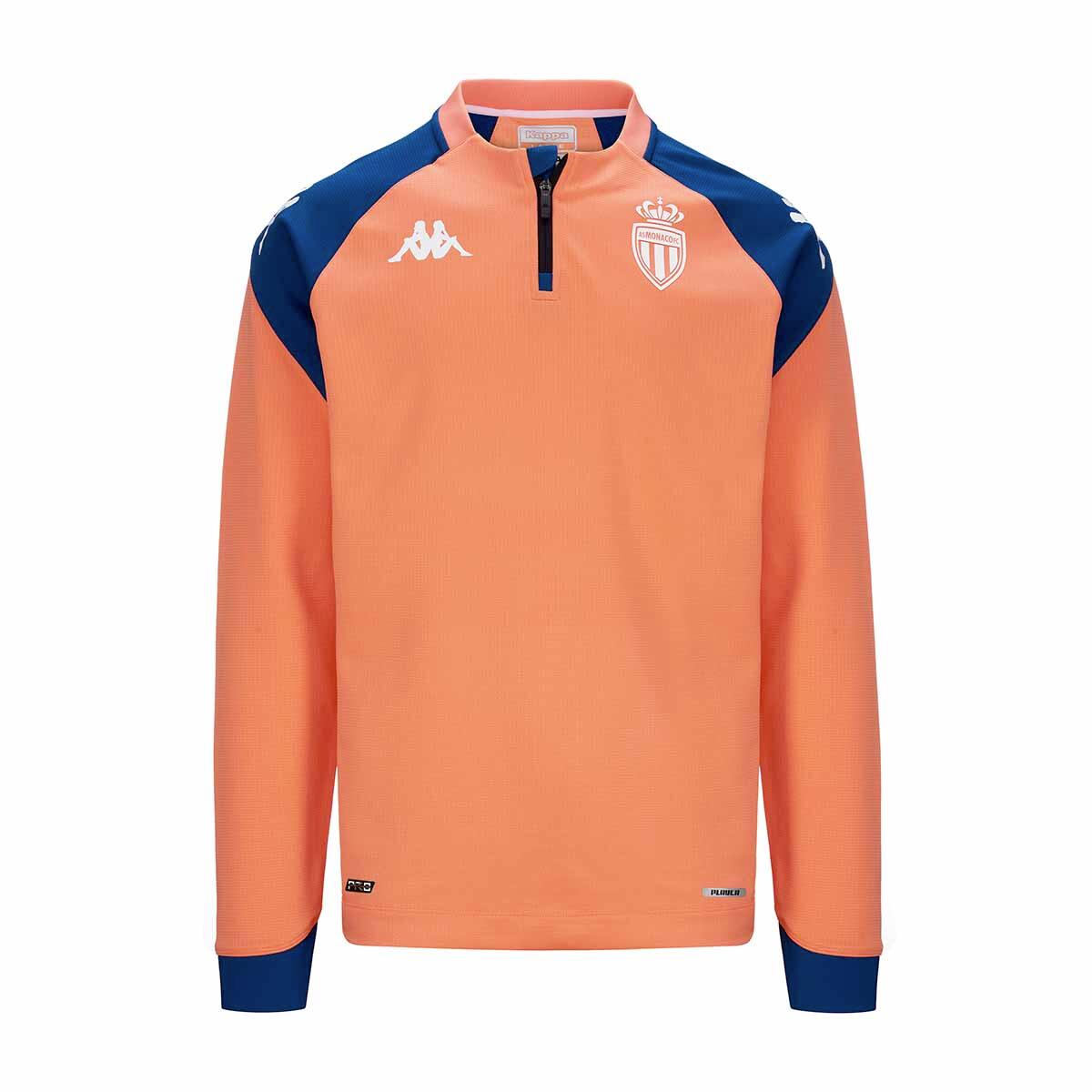 KAPPA Treninková mikina 1/4 zip AS Monaco Pro 7 2023/24