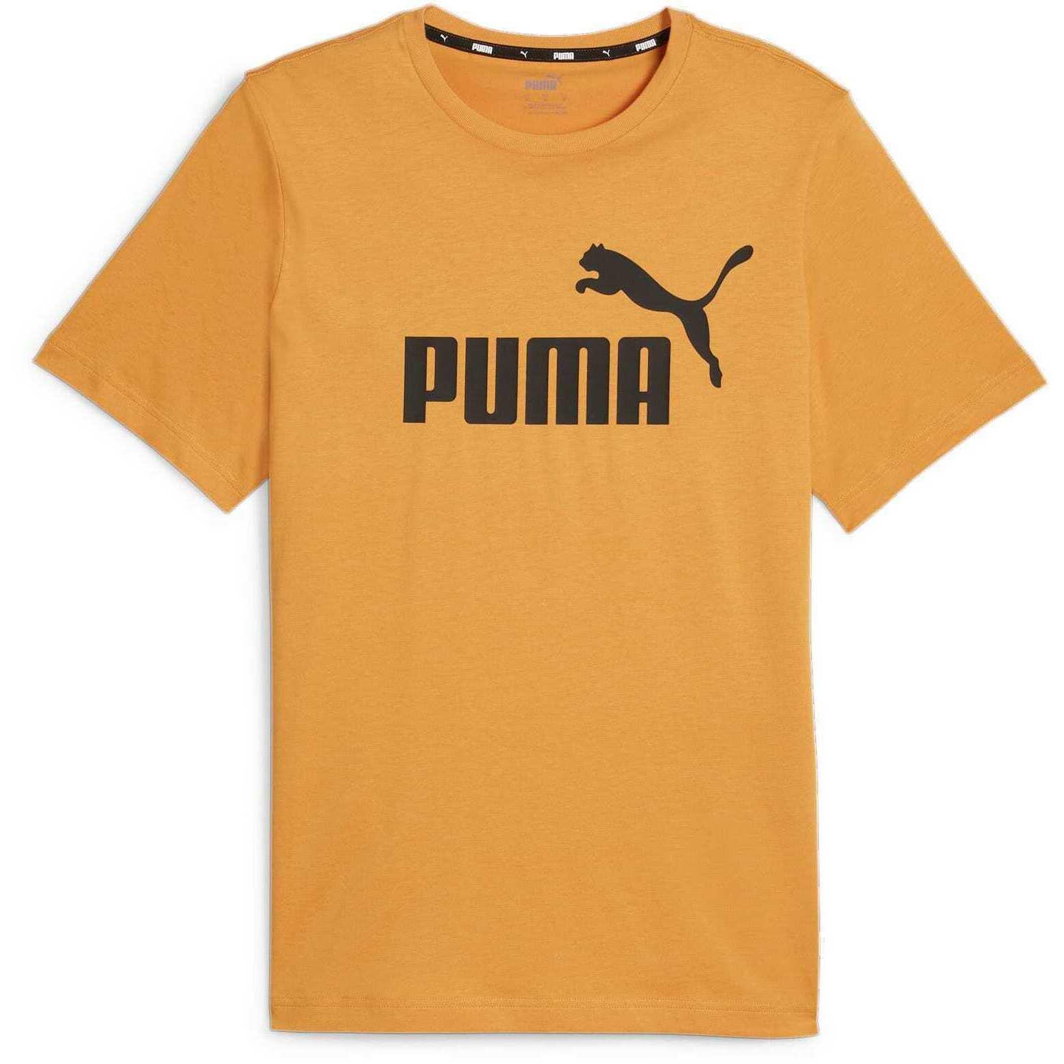T-shirt Puma Essentials Logo, Jaune, Hommes 3/4