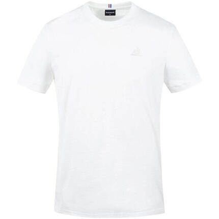 T-shirt Le Coq Sportif Ess Tt Tee Ss NO 1, Blanc, Hommes