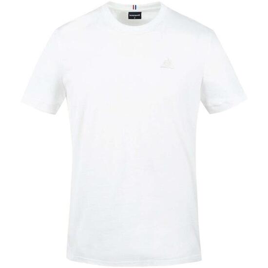T-shirt Le Coq Sportif Ess Tt Tee Ss NO 1, Blanc, Hommes