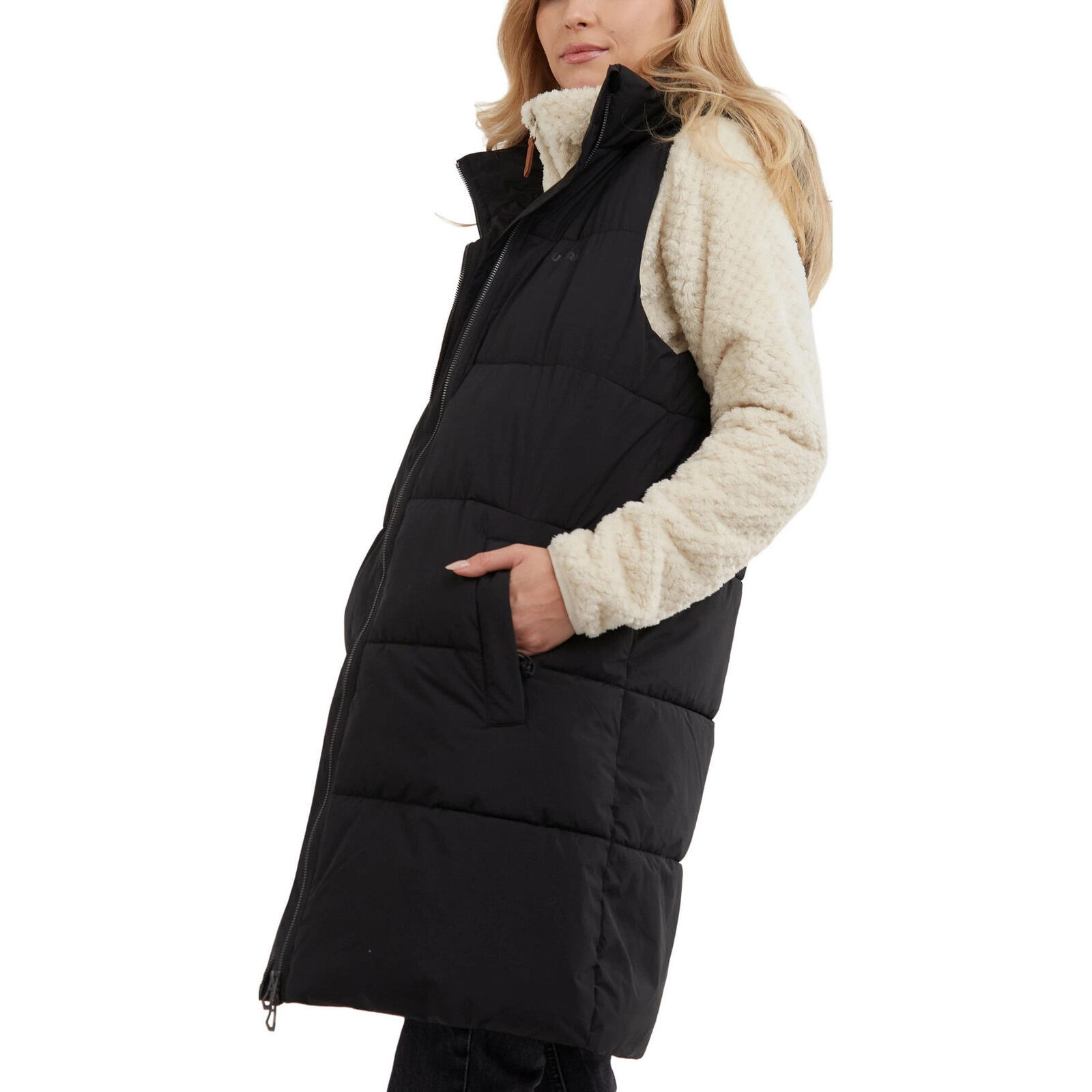 Gilet Fundango Scarlet Padded Vest, Noir, Femmes 4/7