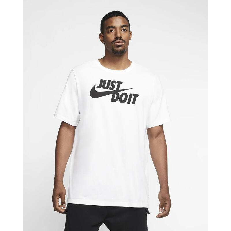 Tricou barbati Nike Just Do It Swoosh, Alb