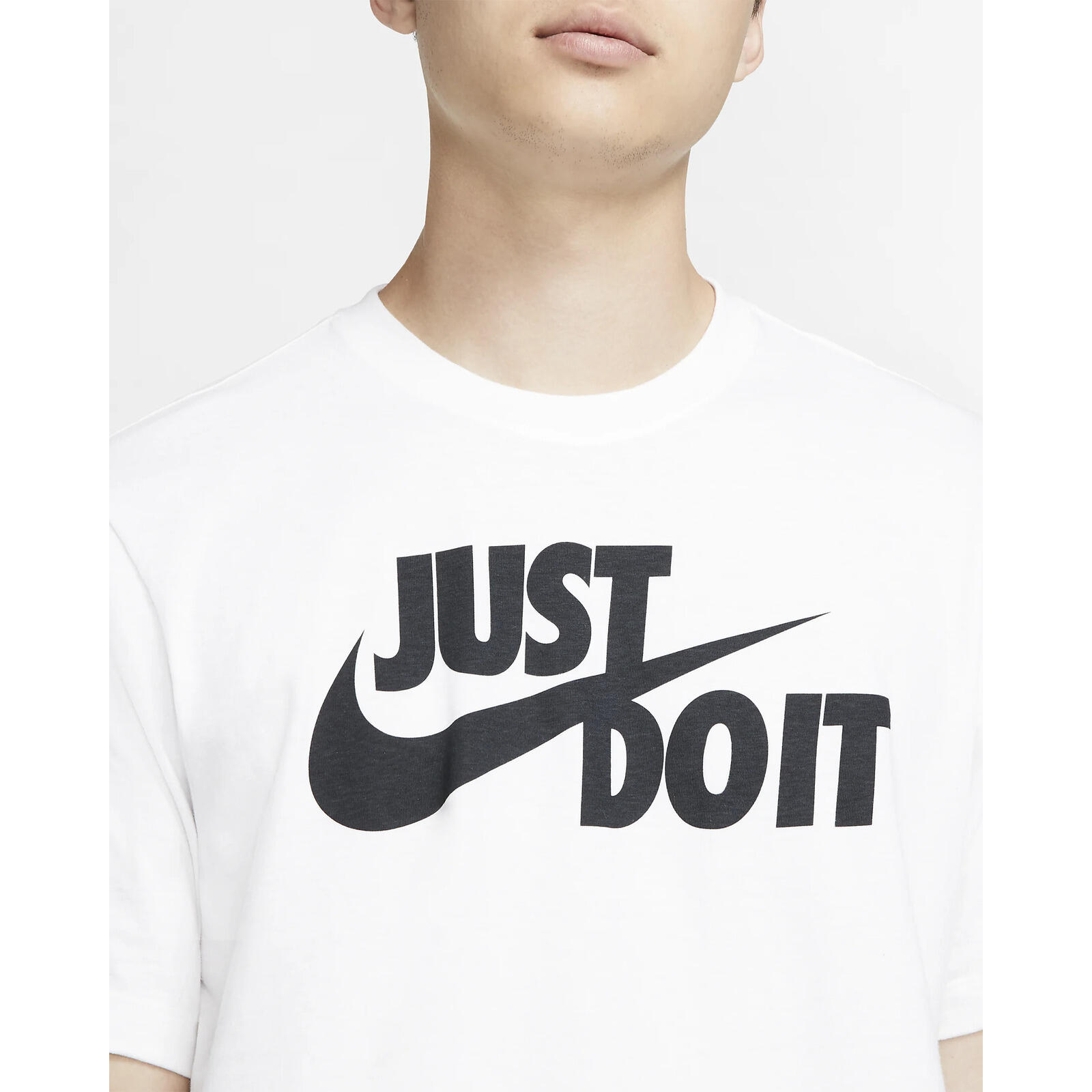 Koszulka z krótkim rękawem Męska Nike Sportswear JDI AR5006 100 Biały 4/5