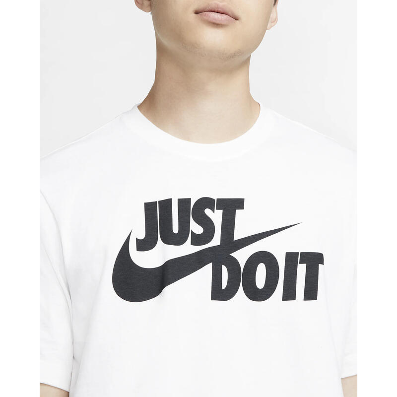 Tricou barbati Nike Just Do It Swoosh, Alb