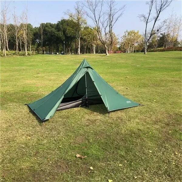A small lightweight hiking tent for one person