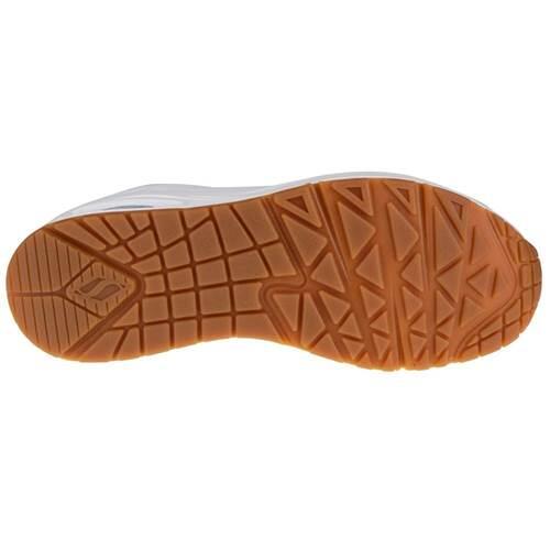 Pantofi Skechers Uno-Stand On Air albi pentru femei