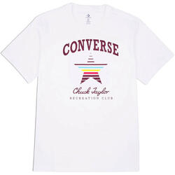 T-shirt Converse All Star Chuck Taylor Retro, Blanc, Unisexe