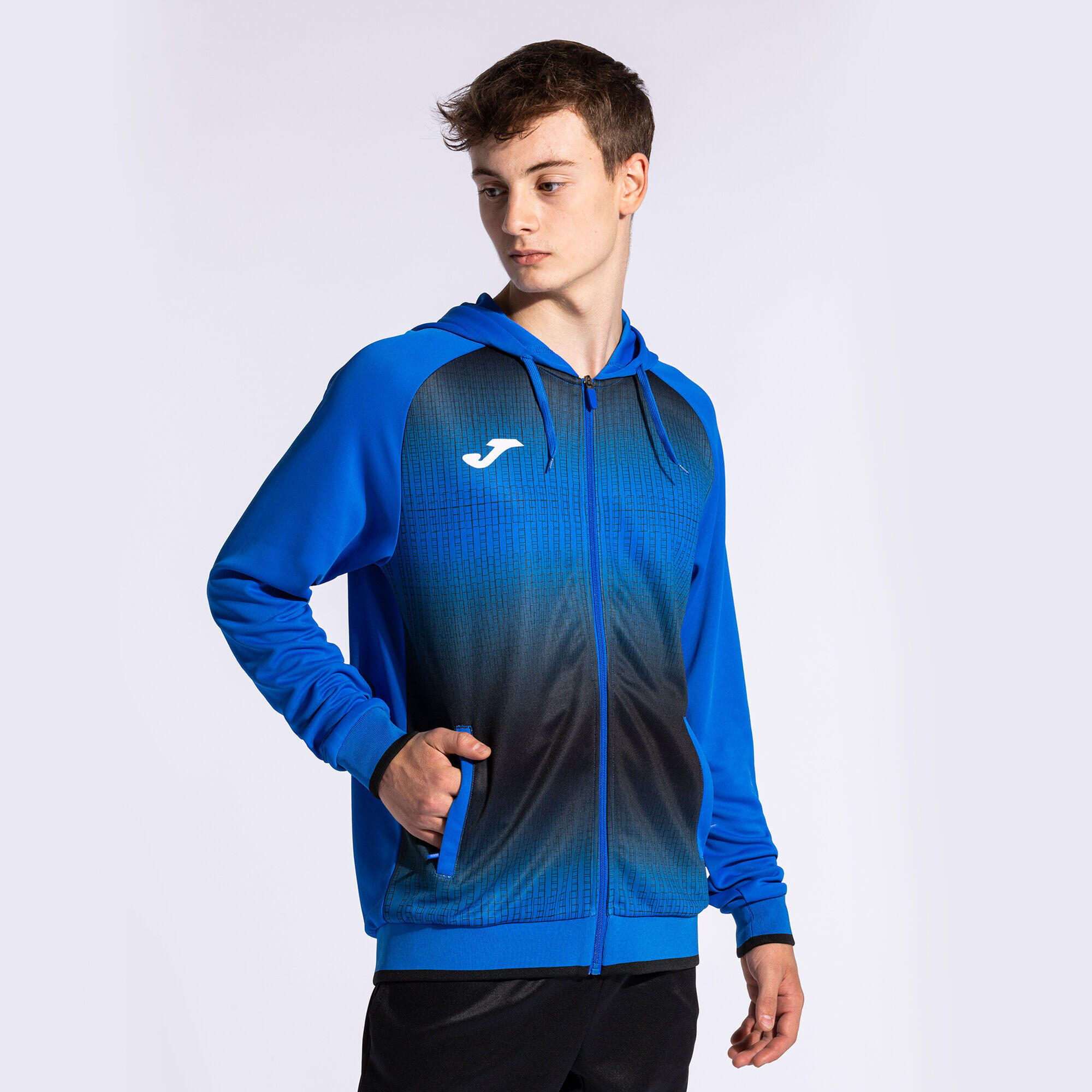 Chaqueta Con Capucha Fútbol Niños Joma Tiger V Royal 4/7
