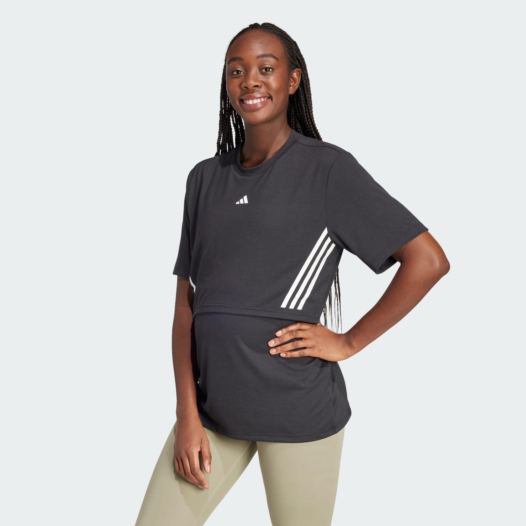 Adidas - T-shirt De Grossesse - T-shirt Manches Courtes - Noir - S - Decathlon