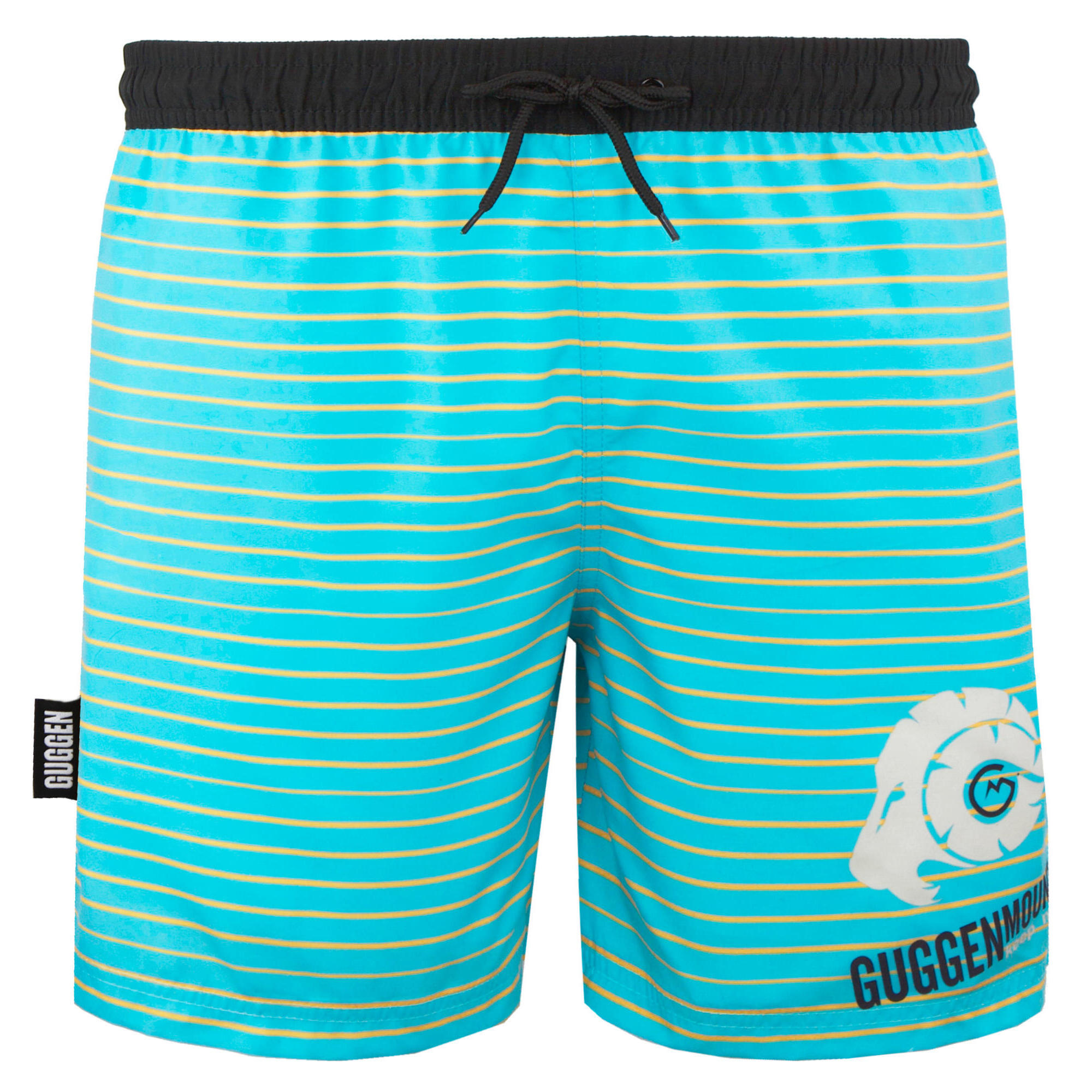Guggen Mountain - Guggen Mountain B6 Boardshort Short Maillot De Bain Homme Avec Motif - Boardshort - Bleu|jaune -  S - Decathlon