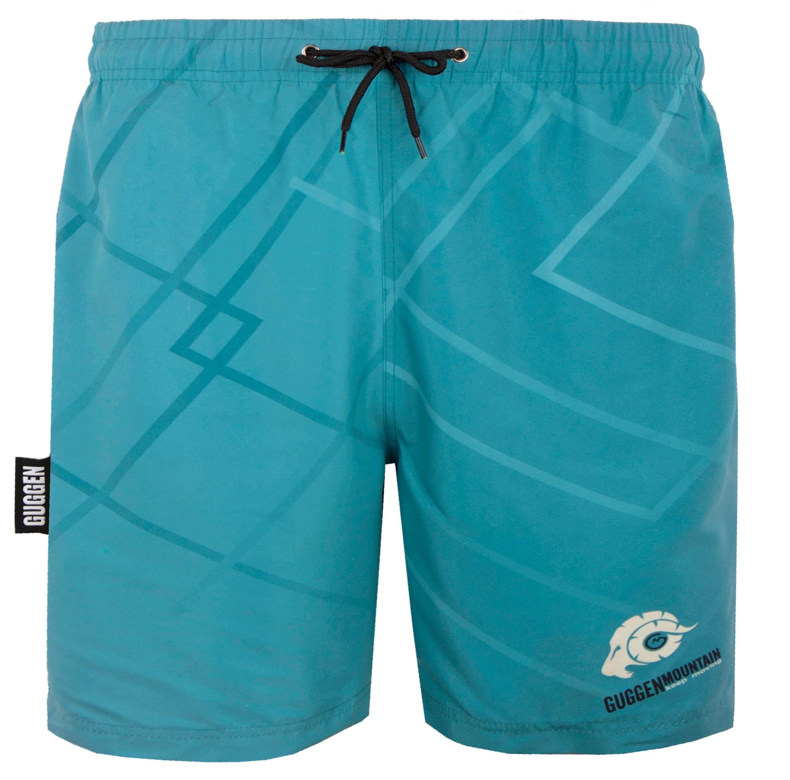 GUGGEN MOUNTAIN GUGGEN MOUNTAIN B5 Herren Badehose mit Muster Streifen