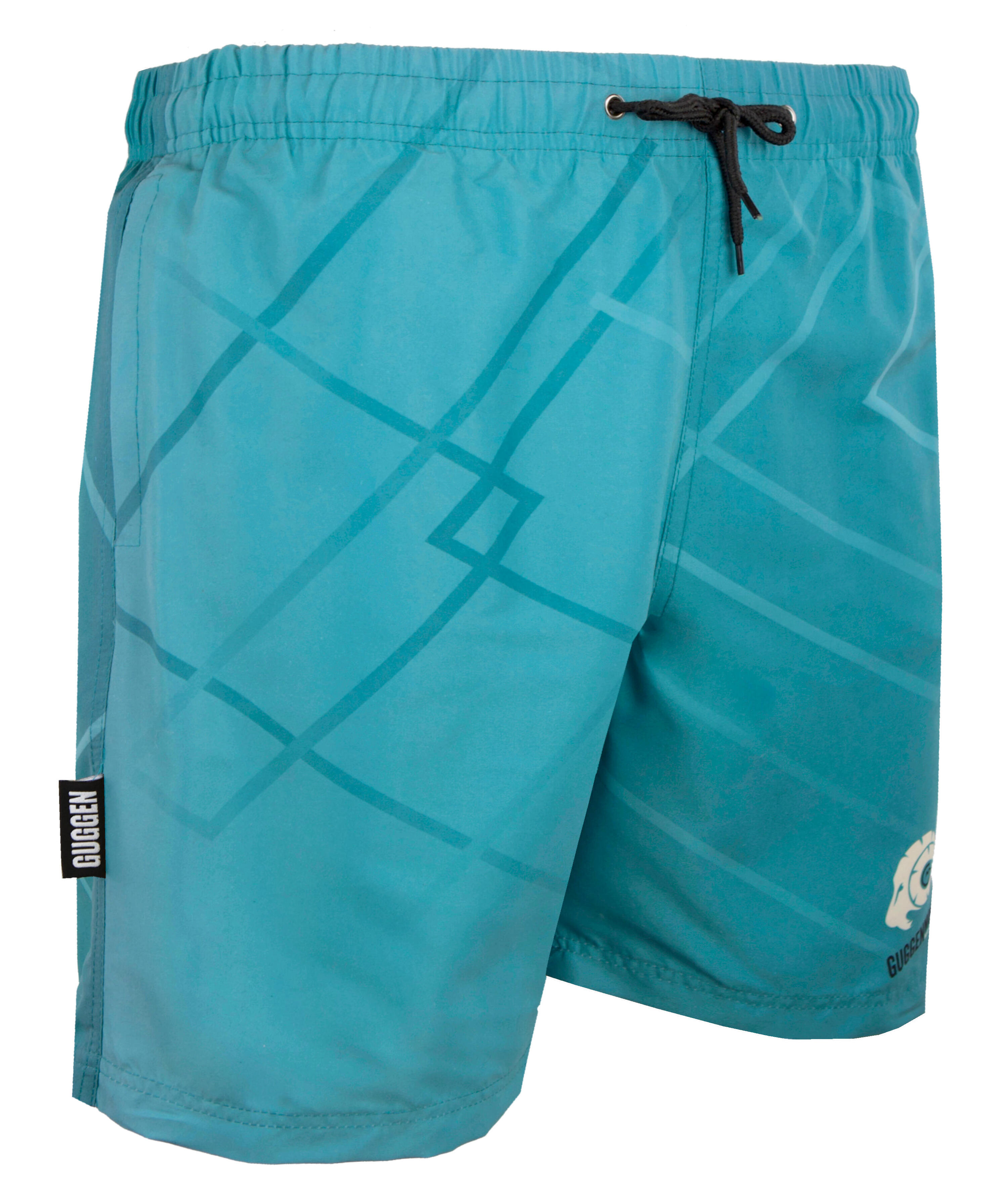 GUGGEN MOUNTAIN B5 Boardshort Short Maillot de bain homme avec motif 4/6