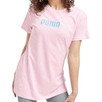 T-Shirt Puma Key Graphic Boyfriend Tee. Rosa. Kinder