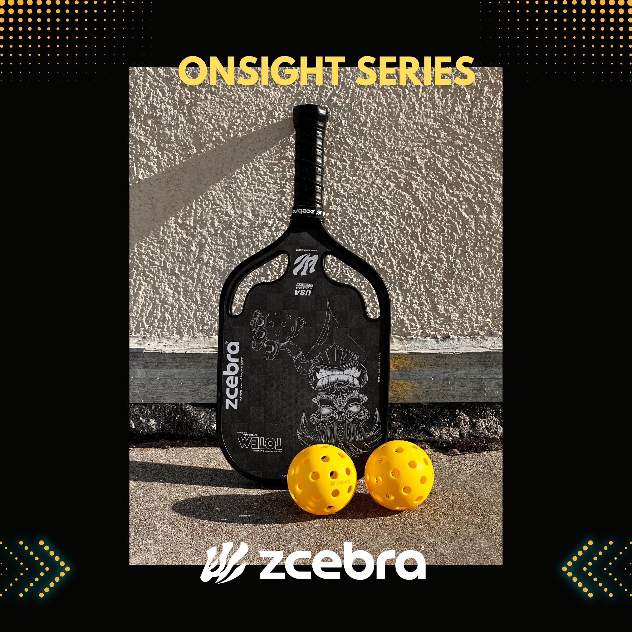 Pelotas de Pickleball 40 agujeros Zcebra Onsight Series Pack 6 4/7