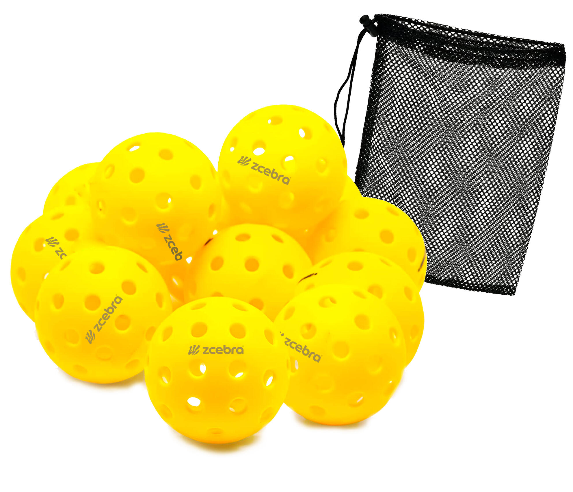 ZCEBRA Pelotas de Pickleball Onsight Series 40 agujeros Zcebra Pack 12