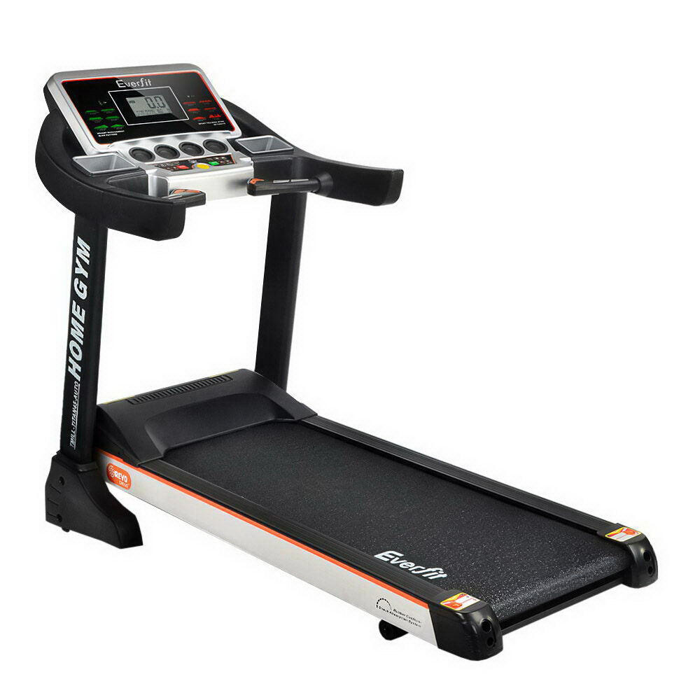 Everfit Electric Treadmill 45cm Incline Running Home Gym Fitness Machine Black
