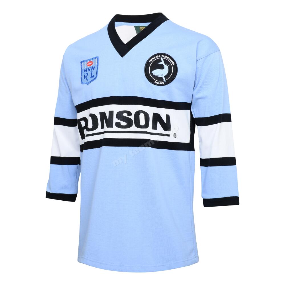 CRONULLA-SUTHERLAND SHARKS 1985 NRL RETRO JERSEY