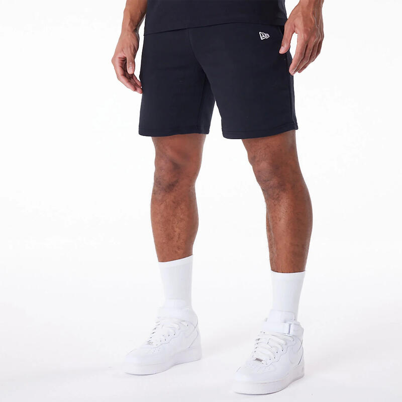 Bermudas New Era Essentls Short, Negro, Hombre