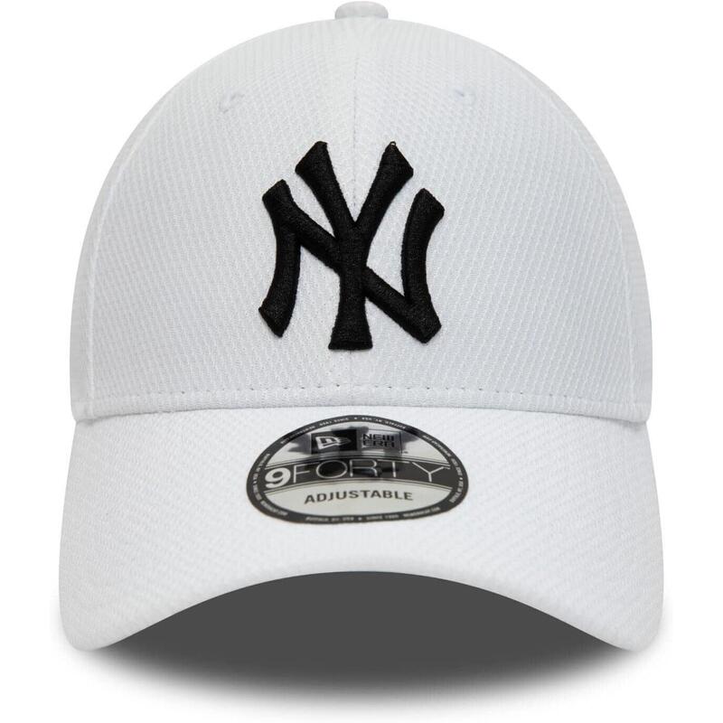 Sapca unisex New Era Diamond Era 9Forty New York Yankees, Alb