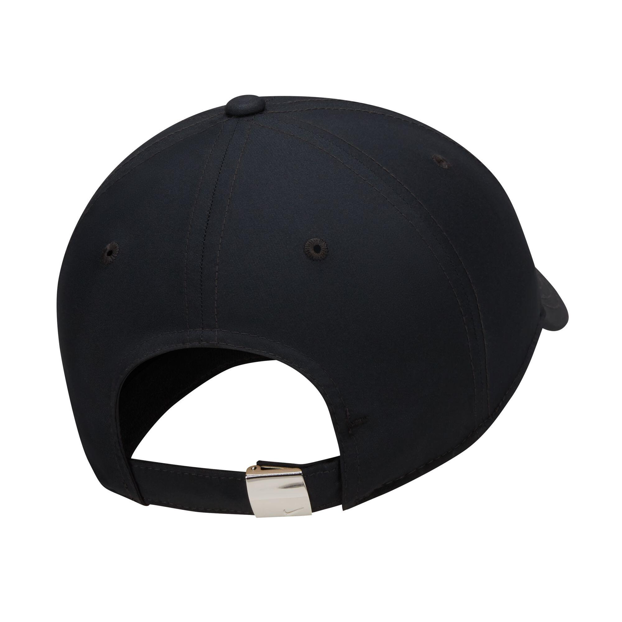 Casquette Nike Club Unstructured Metal Swoosh, Noir, Unisexe 3/5