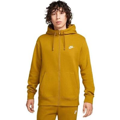 Sudadera Nike Sportswear Club Fleece, Amarillo, Hombre