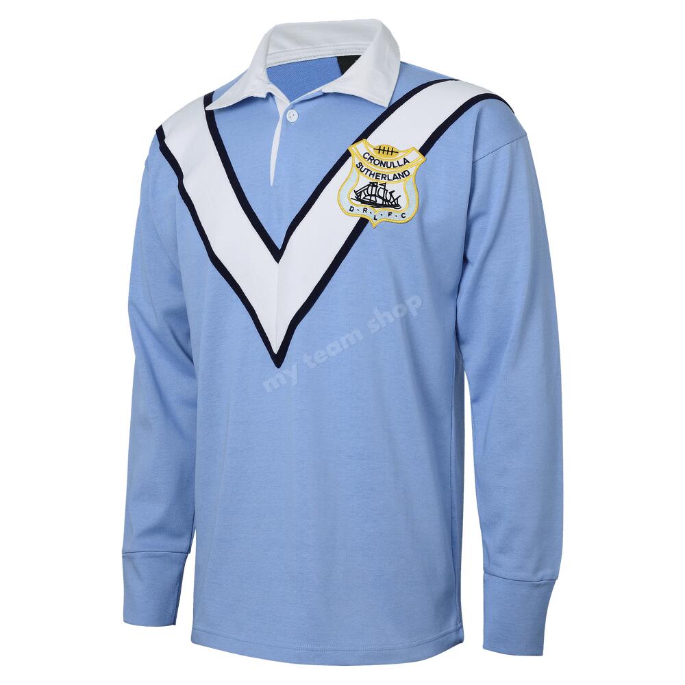 CRONULLA-SUTHERLAND SHARKS FOUNDATION 1967 NRL RETRO JERSEY