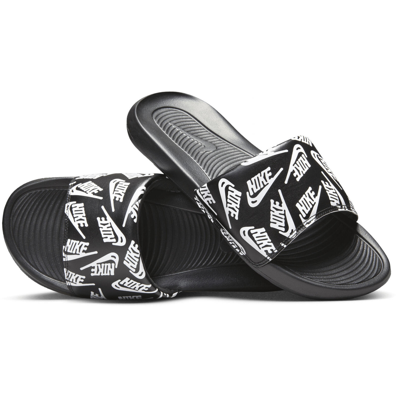 Tongs Nike Victori One Slide Print, Noir, Hommes 2/7
