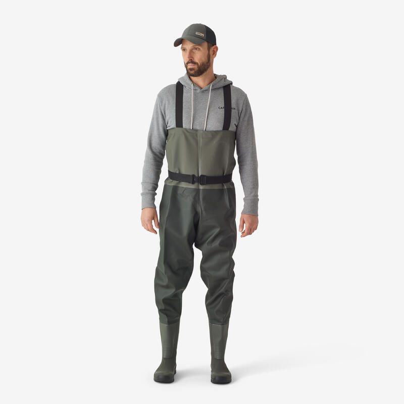 Second Life - Spodniobuty wędkarskie Caperlan PVC-WDS 100 - Stan Dobry