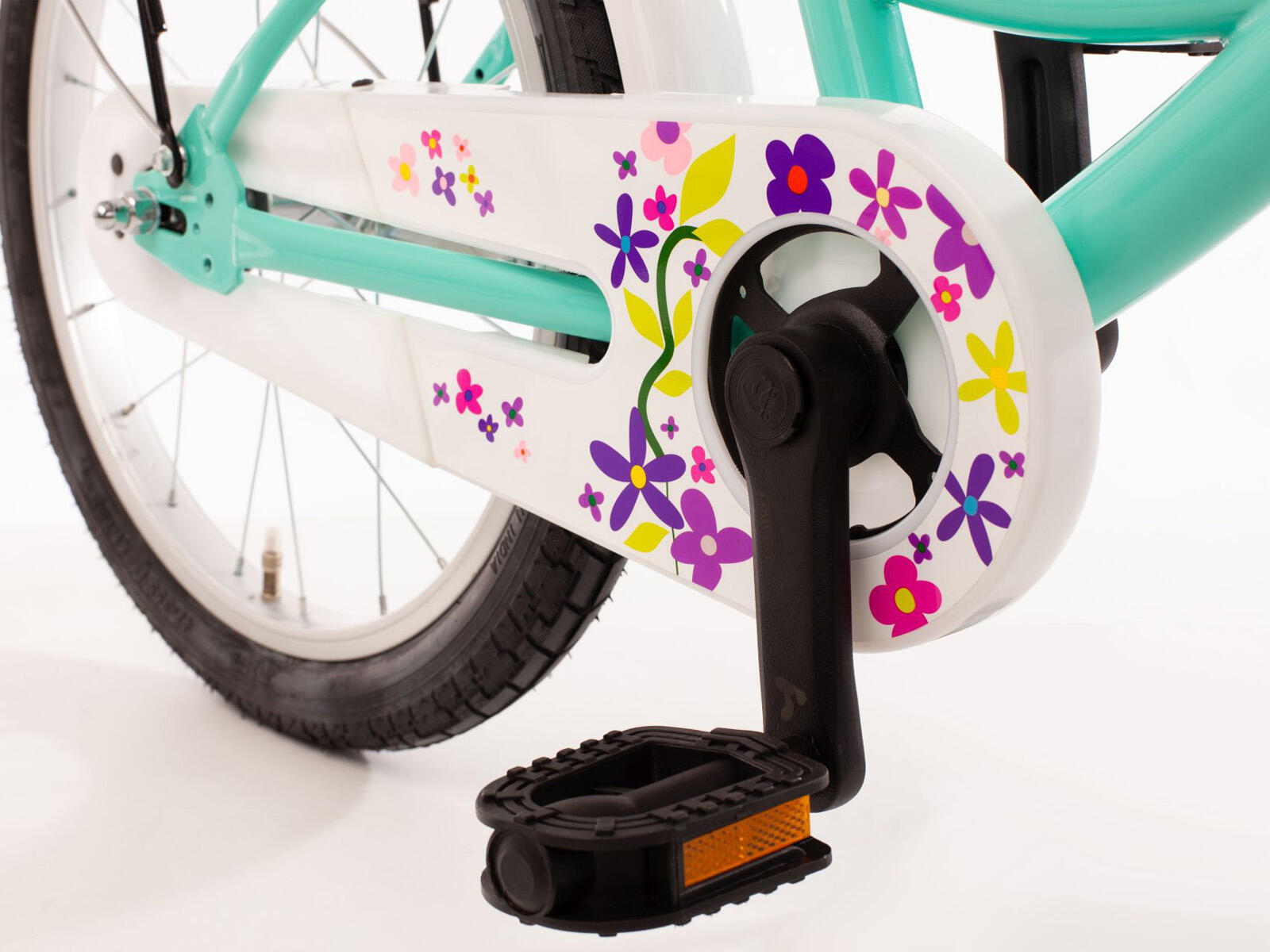 Bachtenkirch kinderfiets Jee Bee 14 inch turquoise 3/3