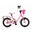 Bachtenkirch kinderfiets Jee Bee 12 inch roze