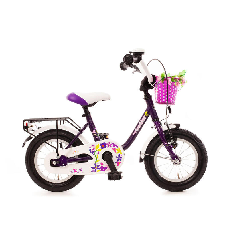 Bachtenkirch kinderfiets Jee Bee 12 inch lila