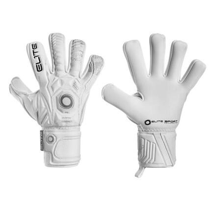 Elite Sport Supreme Gants de Gardien - Blanc, Taille 8