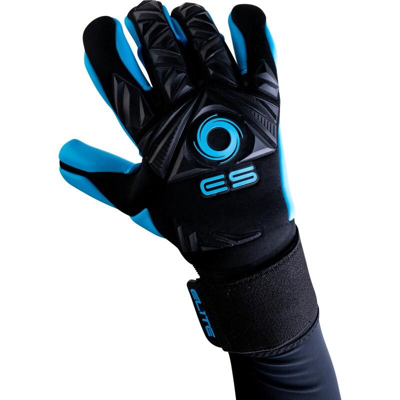 Elite Sport Neo Revolution II Combi Keepershandschoenen - Zwart / Aqua maat 7 4/5