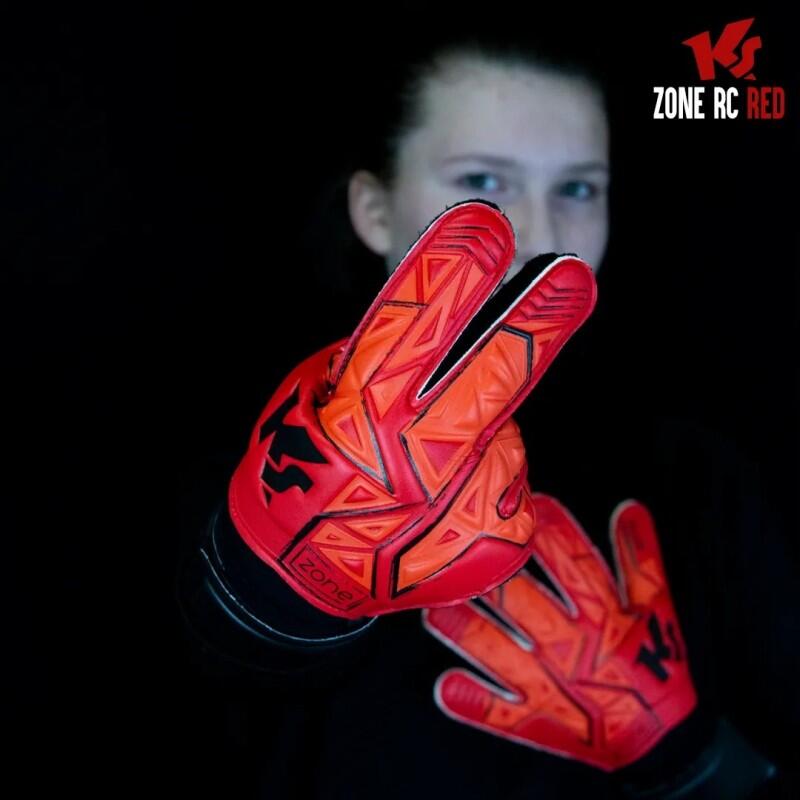 Guanti da portiere KEEPERSPORT Zone RC, Claw Latex 3 mm con protezione dita. 4/7