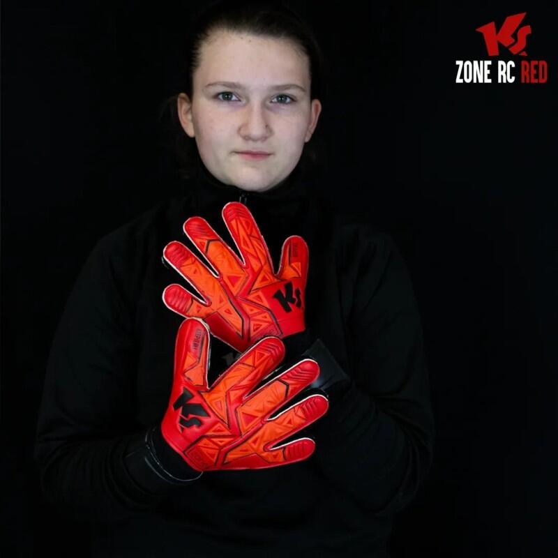 Guanti da portiere KEEPERSPORT Zone RC, Claw Latex 3 mm con protezione dita. 6/7