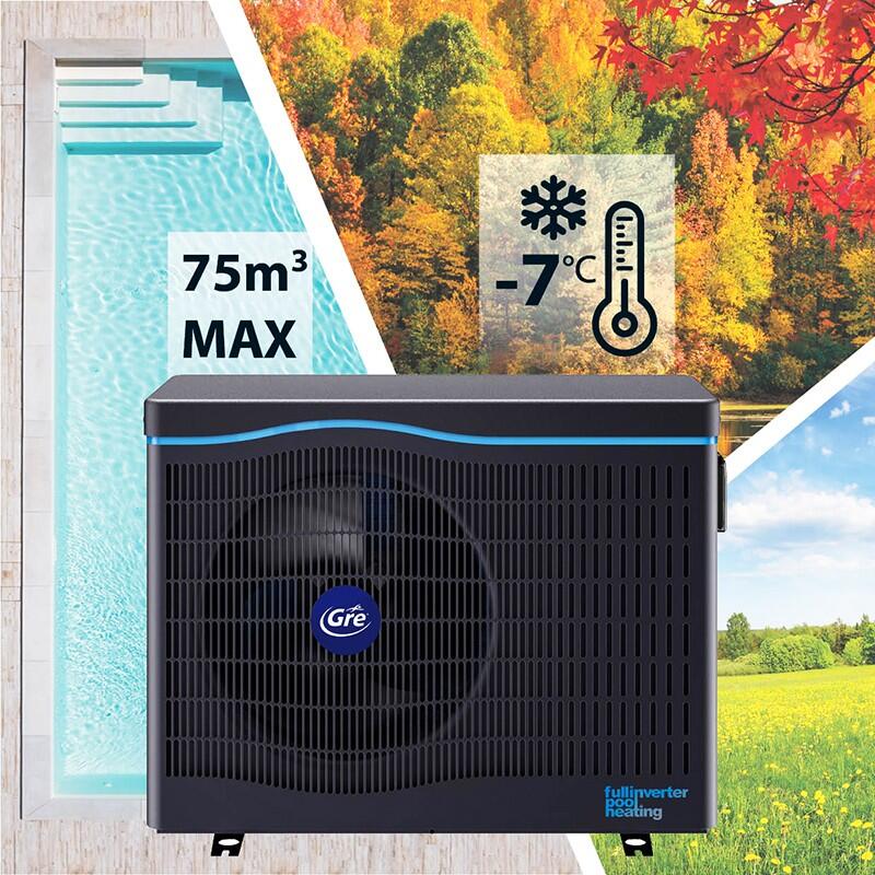 Bomba de calor con tecnología Inverter para piscinas de hasta 30m3 3/5
